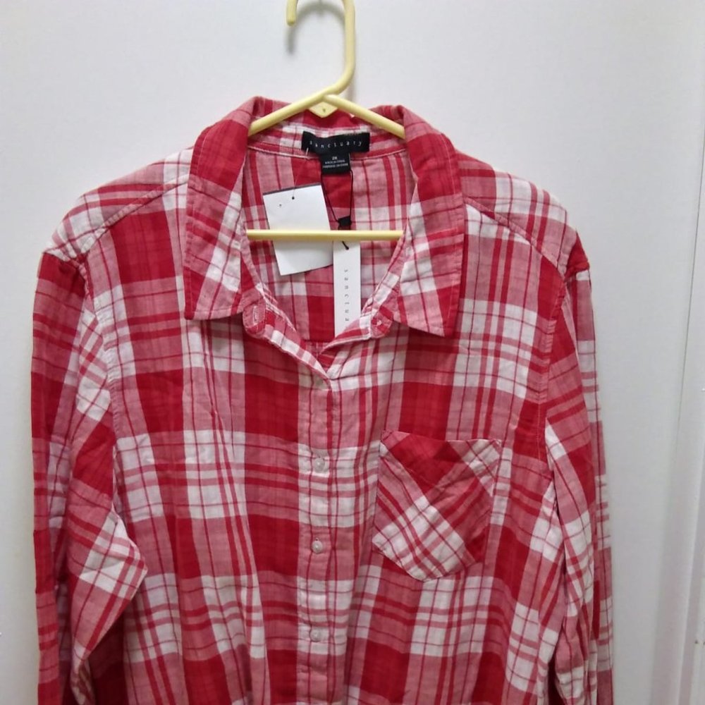 100% Cotton Long Sleeve Sanctuary Top - NWT